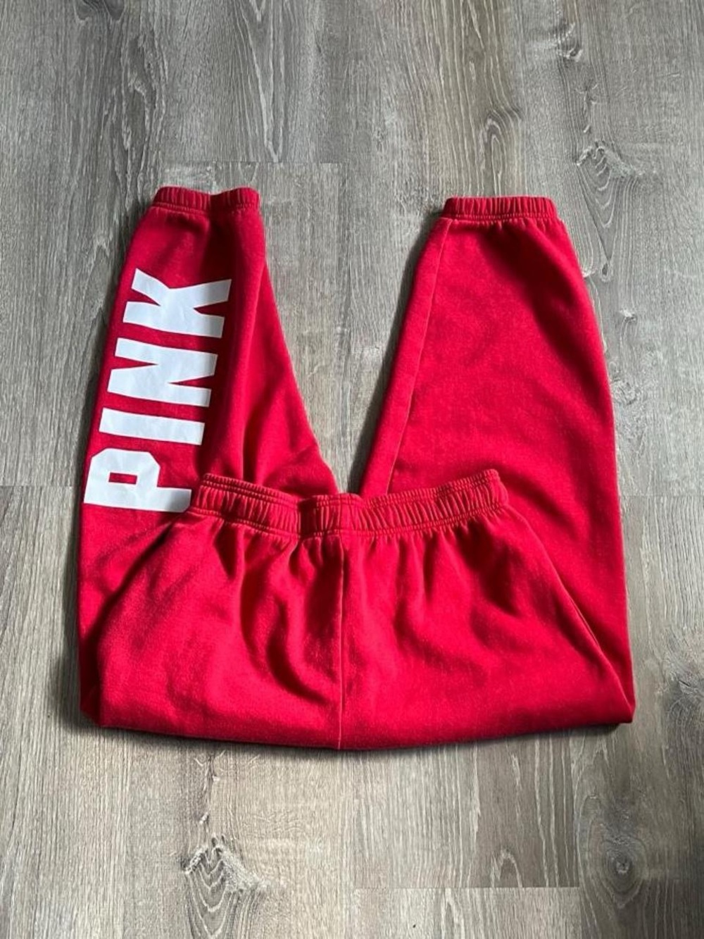 Victoria's Secret PINK red campus sweatpants